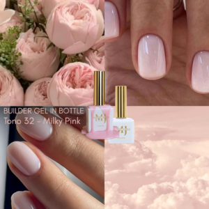 BUILDER GEL IN BOTTLE - Tono Milky Pink